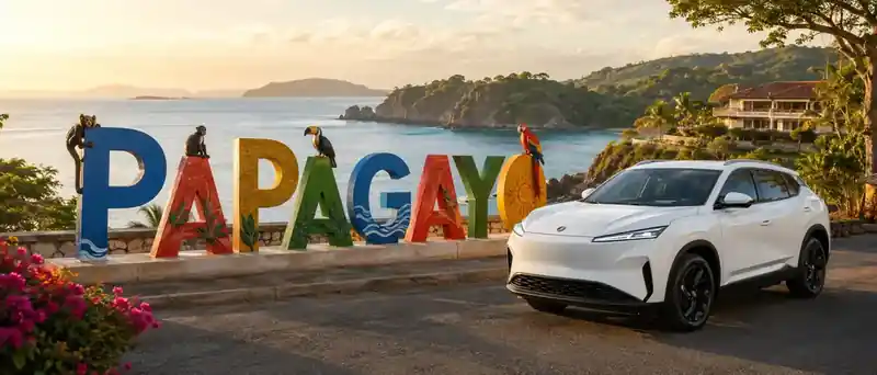 Private transfer route between La Fortuna and Papagayo in Guanacaste